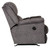 Malloy - Fabric Power Rocker Recliner - Dark Gray