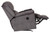 Malloy - Fabric Power Rocker Recliner - Dark Gray