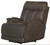 Anders - Power Headrest/Lumbar Power Lay Flat Reclining With Heat & Massage & Extended Ottoman - Charcoal