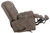 Machado - Chaise Rocker Recliner With Oversized Xtra Comfort Footrest - Charcoal