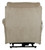 Warner - Power Headrest With Lumbar Power Lay Flat Recliner - Putty