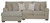 Middleton - 2 Piece Sofa Chaise With Left Side Facing Chaise - Cement