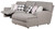 Rockport - 3 Piece Power Reclining Sectional With 1 RSF Lay-Back Chaise, 1 Armless Chair And 1 Lay-Flat Recliner - Gray