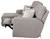 Rockport - 3 Piece Power Reclining Sectional With 1 LSF Lay-Back Chaise, 1 Armless Chair And 1 Lay-Flat Recliner - Gray