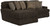 Mammoth - 2 Piece Sofa Chaise With LSF Chaise - Chocolate