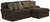 Mammoth - 2 Piece Sofa Chaise With RSF Chaise - Chocolate