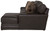 Denali - 2 Piece Italian Leather Match Sofa Chaise With Right Side Facing Chaise - Chocolate
