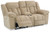 Tip-Off - 3 Pc. - Power Reclining Sofa, Power Reclining Loveseat, Power Recliner - Wheat