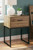 Deanlow - 6 Pc. - Dresser, Chest, Full Platform Panel Bed, 2 Nightstands - Honey
