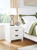 Binterglen - 7 Pc. - Dresser, Mirror, Chest, King Panel Bed, 2 Nightstands - White