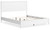 Binterglen - 6 Pc. - Dresser, Mirror, California King Panel Bed, 2 Nightstands - White