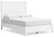 Binterglen - 5 Pc. - Dresser, Mirror, Chest, Full Panel Bed - White