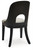 Rowanbeck - 8 Pc. - Dining Table, 6 Side Chairs, Server - Black