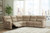 Next-Gen Durapella - 5-Piece Power Reclining Sectional - Sand