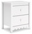 Hallityn - 6 Pc. - Bookcase, Dresser, Twin Panel Platform Bed, 2 Nightstands - White