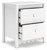 Hallityn - 6 Pc. - Bookcase, Dresser, Twin Panel Platform Bed, 2 Nightstands - White