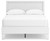 Hallityn - 6 Pc. - Dresser, Chest, Full Panel Platform Bed, 2 Nightstands - White