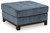 Maxon Place - 5 Pc. - 3-Piece Sectional With Raf Corner Chaise, Chair, Ottoman - Navy
