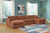 Modmax - 4-Piece Sectional With Laf And Raf Corner Chaises - Spice