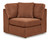 Modmax - 6-Piece Sectional With Laf Corner Chaise And Audio System Console - Spice