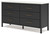 Cadmori - Six Drawer Dresser - Black / White