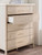 Cadmori - Five Drawer Wide Chest - Two-Tone