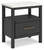 Cadmori - One Drawer Night Stand - Black / White
