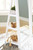 Evesen - Floor Standing Mirror/Storage - White