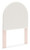 Wistenpine - Twin Upholstered Panel Headboard - Blush