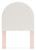 Wistenpine - Twin Upholstered Panel Headboard - Blush