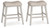 Skempton - Upholstered Stool (Set of 2) - White