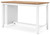 Gesthaven - Rectangular Dining Room Counter Table - Natural / White