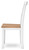 Gesthaven - Dining Room Side Chair (Set of 2) - Natural / White