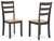 Gesthaven - Dining Room Side Chair (Set of 2) - Natural / Brown