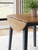 Gesthaven - Round Dining Room Drop Leaf Table - Natural / Blue