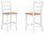 Gesthaven - Barstool (Set of 2) - Natural / White