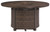 Paradise Trail - Round Fire Pit Table - Medium Brown