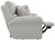 Kellen - Power Reclining Loveseat With Zero Gravity - Ecru