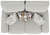 Kellen - Power Reclining Loveseat With Zero Gravity - Ecru