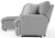 Abraxas - 3 Piece Power Reclining Sectional With 1 Lay-Back Chaise And 1 Recliner (LSF Chaise) - Moonstruck