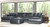 Remington - 4 Piece Modular Double Chaise Sectional And 1 Included Cocktail Ottoman - Slate