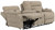 Regenerator - Dual Lift Power Headrest Console Loveseat With CR3 Heat/Massage/Lumbar/Zero Gravity - Burlap