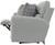 Chappy - Lay Flat Reclining Sofa - Pebble