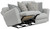 Chappy - Power Lay Flat Reclining Sofa - Pebble