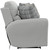 Chappy - Power Lay Flat Reclining Sofa - Pebble
