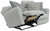 Chappy - Lay Flat Reclining Loveseat - Pebble