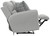 Chappy - Lay Flat Reclining Loveseat - Pebble