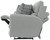 Chappy - Lay Flat Reclining Loveseat - Pebble