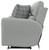Chappy - Power Lay Flat Reclining Loveseat - Pebble