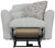 Chappy - Power Lay Flat Recliner - Pebble